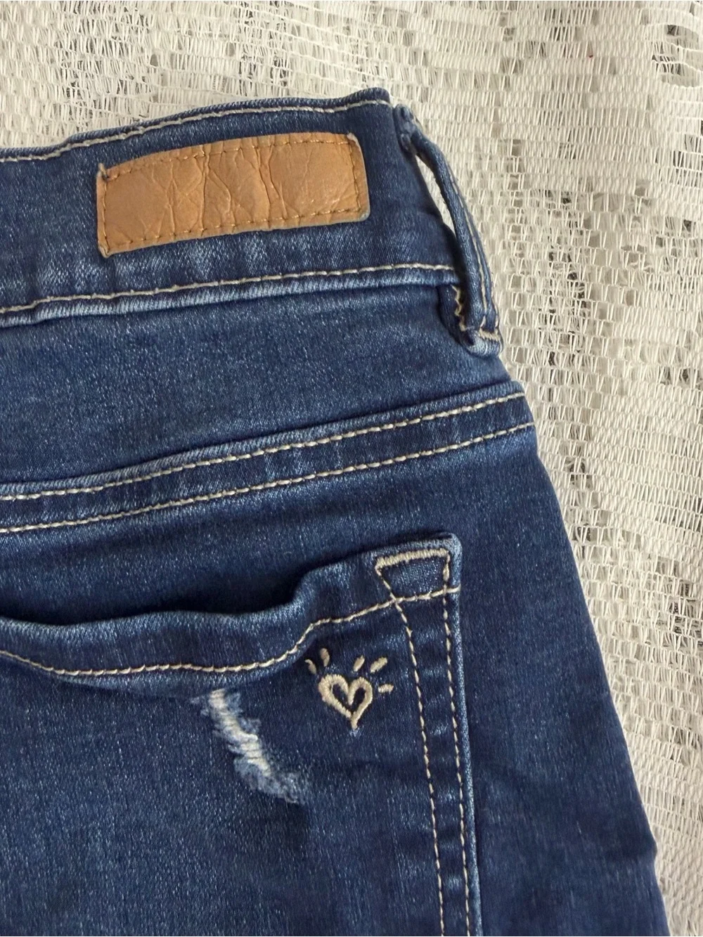 Justice Girls Size 12 Shorts Distressed Look